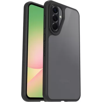 OtterBox React Series -kotelo Samsung Galaxy A56 5G - Black Crystal (Clear/Black)