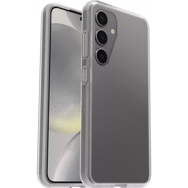 OtterBox React Series -kotelo Samsung Galaxy S24 -puhelimeen – kirkas läpinäkyvä, ultrahohut suojakotelo takapuolelle
