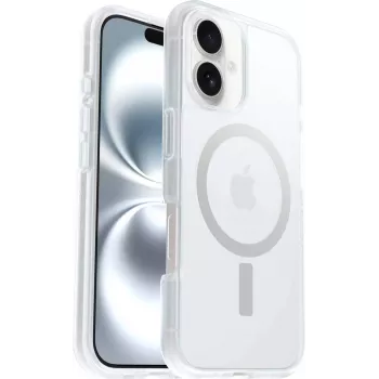 OtterBox React Series MagSafe -kotelo Apple iPhone 16:lle - Clear