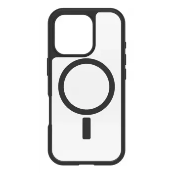 OtterBox React Series MagSafe kotelo Apple iPhone 16 Pro - musta kristallinkirkas 77-96252