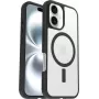 OtterBox React Series MagSafe-kotelo iPhone 16 - Black Crystal (läpinäkyvä/musta)