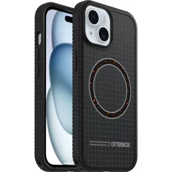 OtterBox Sole Series matkapuhelinkotelo MagSafe-yhteensopiva - kangas - Midnight Circle (musta)