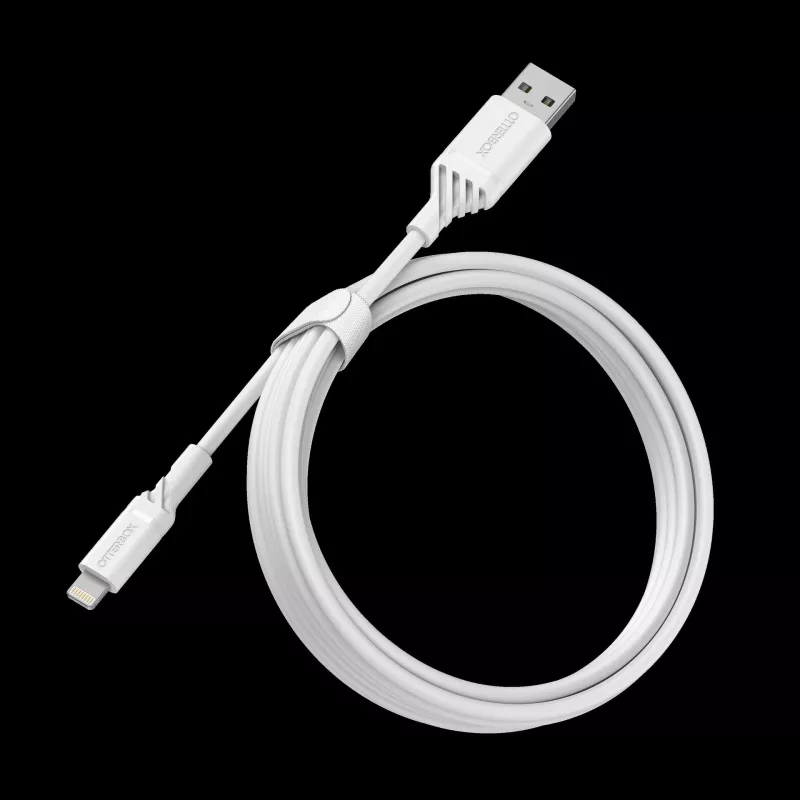 OtterBox Standard Lightning - USB-A-kaapeli 2m Cloud Dream White