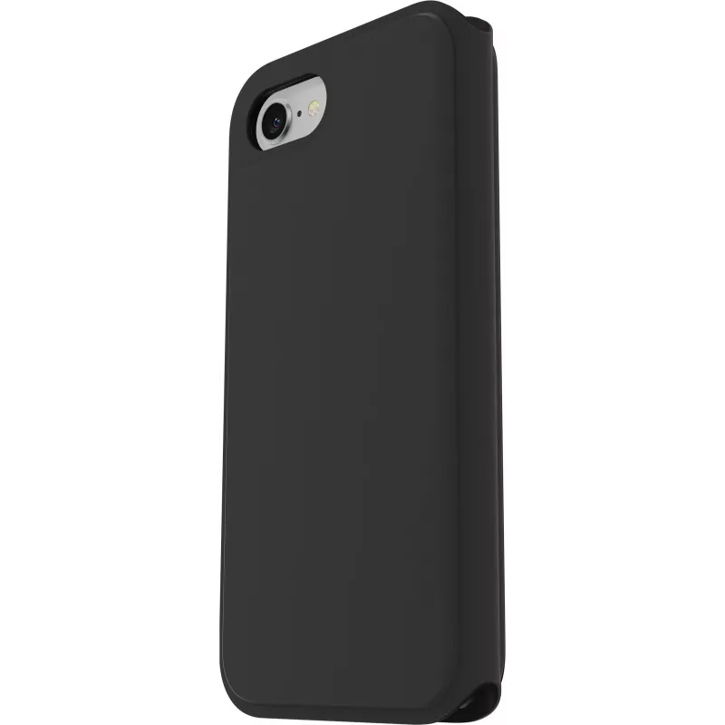 OtterBox Strada Series flip-kotelo Apple iPhone 6/6s/7/8/SE (2. & 3. sukupolvi) - musta