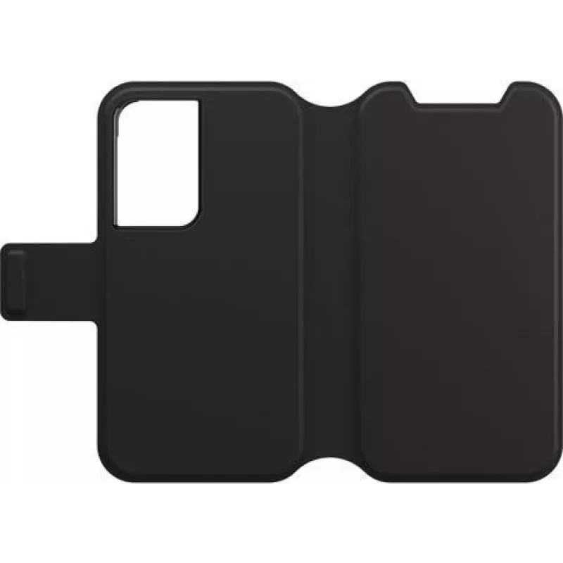 OtterBox Strada Series Via -folio kotelo Samsung Galaxy S22 -puhelimelle - Black Night 77-86603