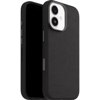 OtterBox Symmetry Cactus Leather Camera Control -kotelo iPhone 17 - Noir Ash Black