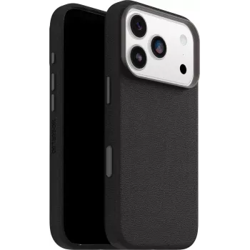 OtterBox Symmetry Cactus Leather Camera Control iPhone 17 Pro Ash Black