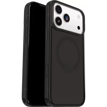 OtterBox Symmetry Clear MagSafe Series -kotelo kameran painikkeella Apple iPhone 17 Pro Max - Black Mist (läpinäkyvä)