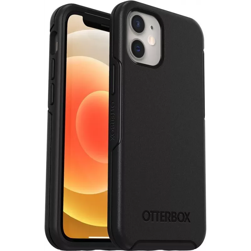 OtterBox Symmetry Series takakansi Apple iPhone 12 / 12 Pro – musta 77-66197