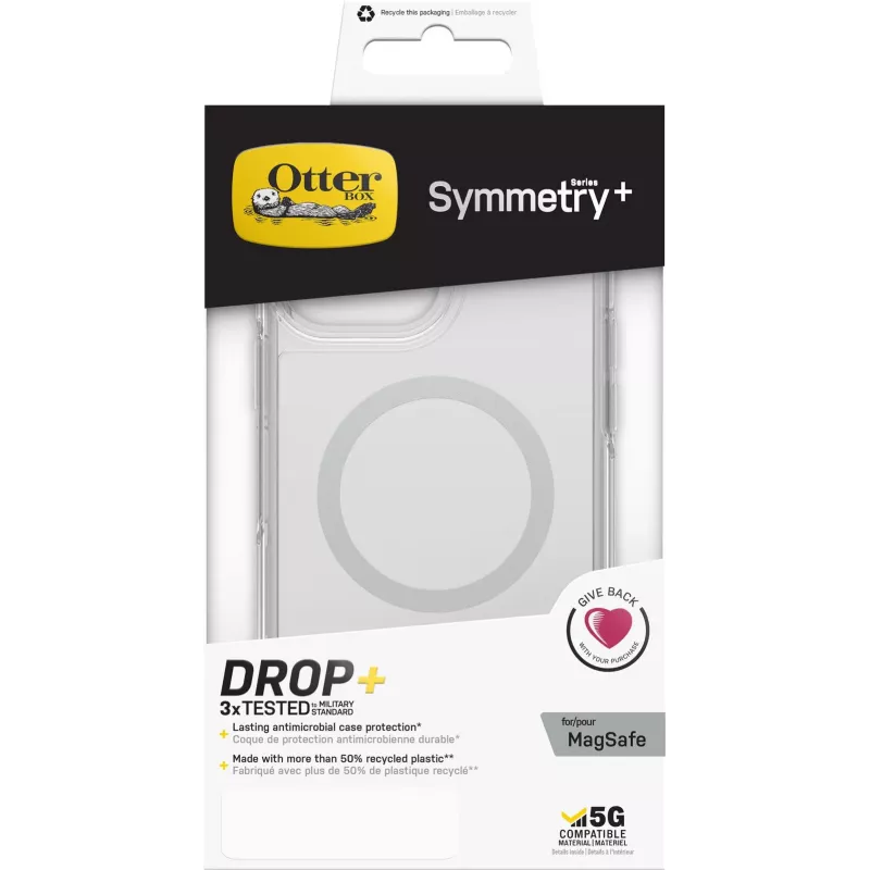 OtterBox Symmetry Series+ MagSafe, läpinäkyvä kotelo Apple iPhone 13 Pro Max