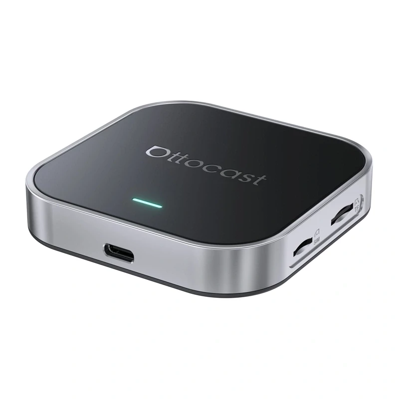 OTTOCAST OttoAibox E2 langaton CarPlay & Android Auto AI -laatikko