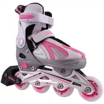 OUTDOOR EDGE Outrace Volt inline-luistimet harmaa-roosa säädettävä koko EU 40-43
