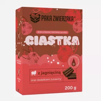 Paka Zwierzaka lammas ja karpalo herkku 200g