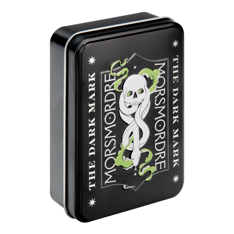 Paladone Harry Potter Dark Arts pelikortit metallirasiassa