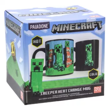 Paladone Minecraft Creeper lämpöä vaihtava muki