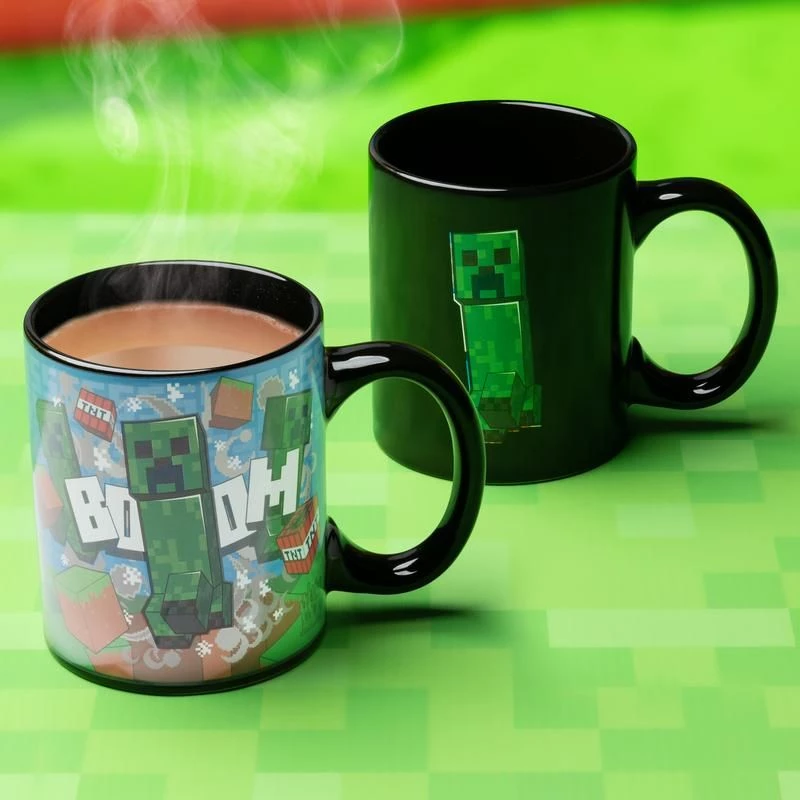 Paladone Minecraft Creeper lämpöä vaihtava muki