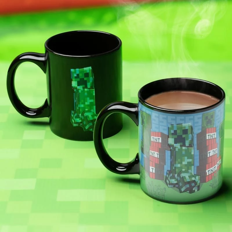 Paladone Minecraft Creeper lämpöä vaihtava muki