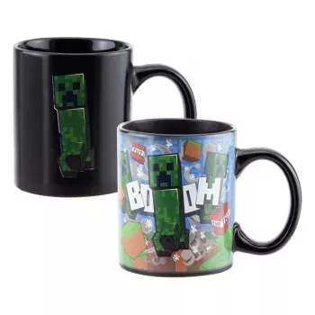 Paladone Minecraft Creeper lämpöä vaihtava muki