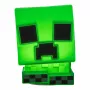 Paladone Minecraft Creeper SquishyGlo silikonivalo ladattava – himmennettävä vihreä LED-yövalo 3 kirkkausasteella ja Micro-USB-latauksella