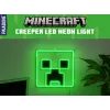 Paladone Minecraft Creeper seinälle asennettava LED-neonvalo