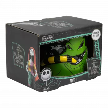 Paladone Oogie Boogie -muotoinen pimeässä hohtava muki