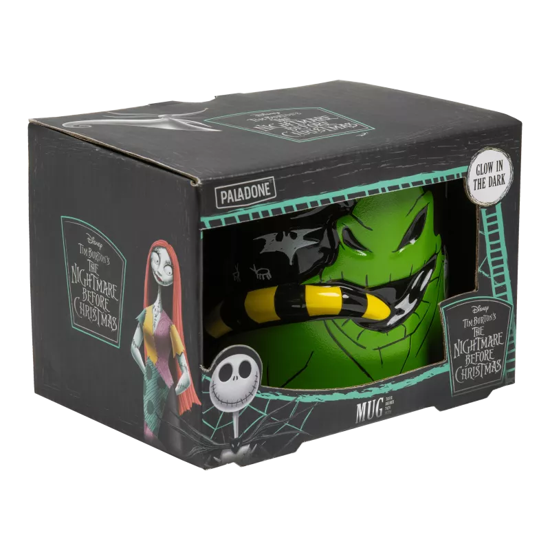 Paladone Oogie Boogie -muotoinen pimeässä hohtava muki