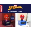 Paladone Spider-Man Icon herätyskello - digitaalinen LED, punainen/musta