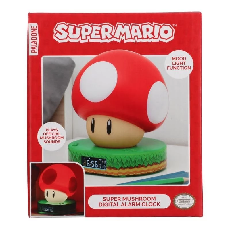 Paladone Super Mushroom digitaalinen herätyskello