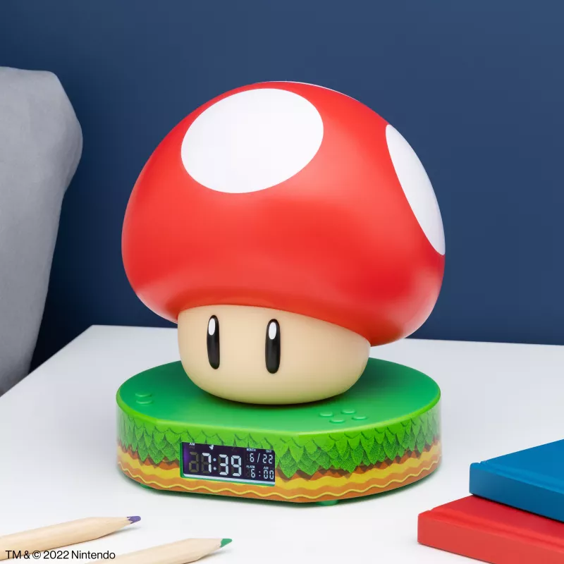 Paladone Super Mushroom digitaalinen herätyskello