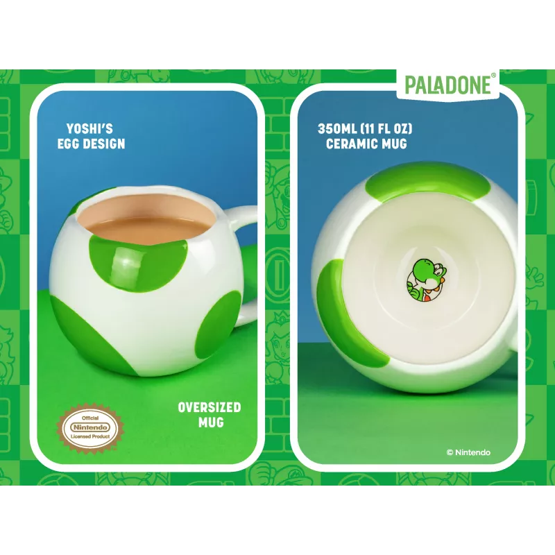 Paladone Yoshi munanmuotoinen muki