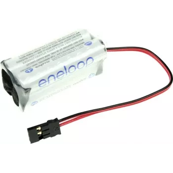 Panasonic eneloop NiMH akku 4xAAA 4,8V 750mAh kaapelilla ja liittimellä 124005