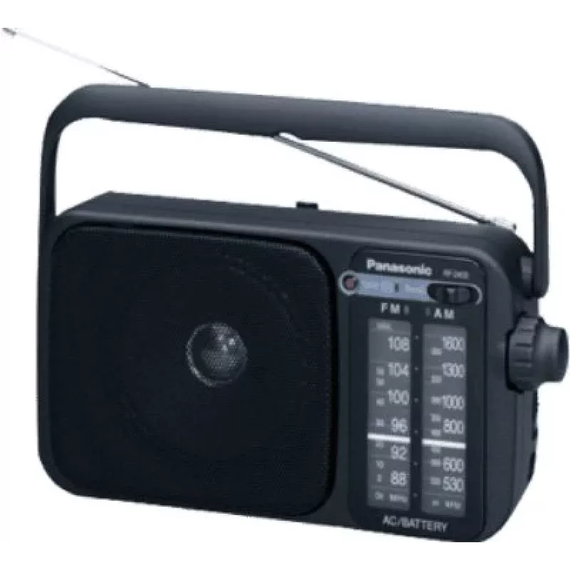 Panasonic RF-2400DEG-K kannettava analoginen AM/FM-radio - musta