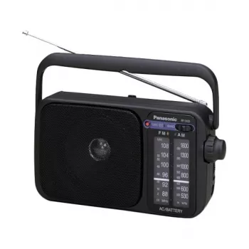 Panasonic RF-2400DEG-K kannettava analoginen AM/FM-radio - musta