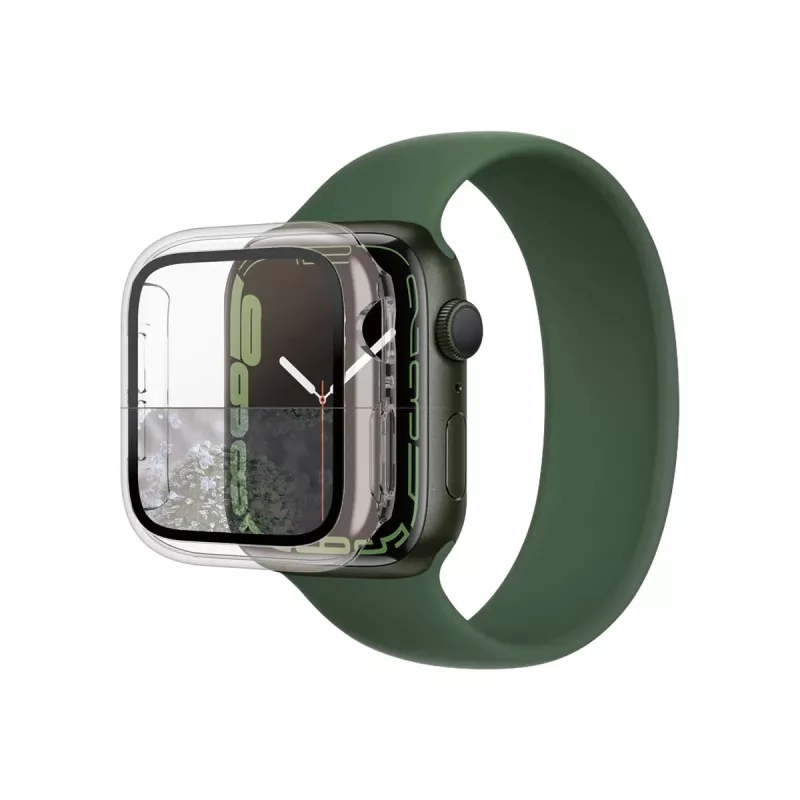 PanzerGlass Full Body Protector Apple Watch Series 7/8/9 41mm – läpinäkyvä 9H karkaistu lasi