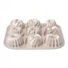 Patisse PAT-04521 tarttumaton hiiliteräs mini-gugelhupf-vuokasarja, 6-osainen, musta