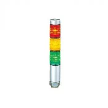 PATLITE MPS-302-RYG LED-merkkivalotolppa 30 mm 3-vaiheinen punainen/oranssi/vihreä 24V DC
