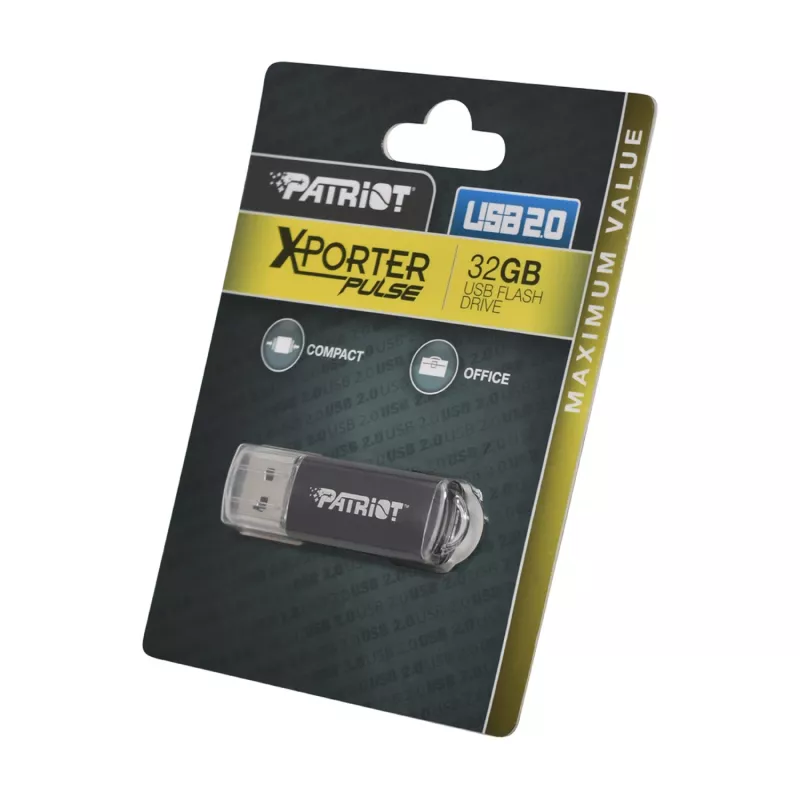 Patriot Xporter 32GB USB 2.0 flash-asema - musta