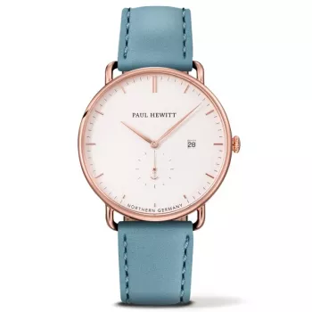 PAUL HEWITT Grand Atlantic miesten kello PHTGARW23S 42mm hopea ruostumaton teräs mesh