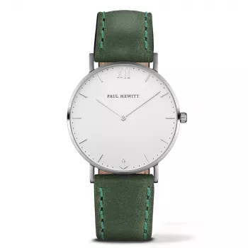 Paul Hewitt Sailor Line unisex kvartsikello 39mm ruostumaton teräs mesh hopea PH-SA-SSTW12S