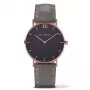 PAUL HEWITT unisex Sailor Line kvartsikello 39mm ruusukulta ruostumaton teräsverkko musta kellotaulu PH-SA-RSTB13S