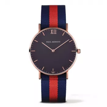 PAUL HEWITT unisex-kello PH-SARSTBNR20 39 mm ruusukulta ruostumaton teräsverkko