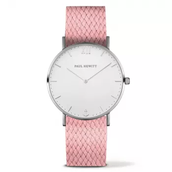 PAUL HEWITT unisex-kello Sailor Line 39 mm hopea teräs mesh PH-SA-SSTW27S