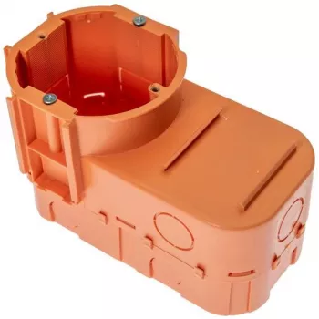 PAWBOL A.0083 syvä uppoasennettava jakorasia elektroniikalle, 68 mm halkaisija, oranssi