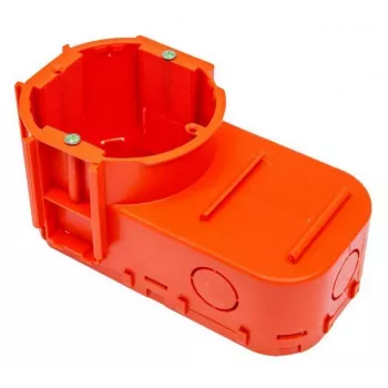 PAWBOL A.0085 uppoasennettava jakorasia elektroniikalle, 68 mm, oranssi