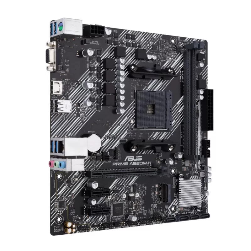 PCBuilder AMD Ryzen 5 5500 LEVEL UP Core Upgrade Kit -päivityspaketti, ASUS A520M Micro-ATX, 16 GB DDR4 3200 MHz