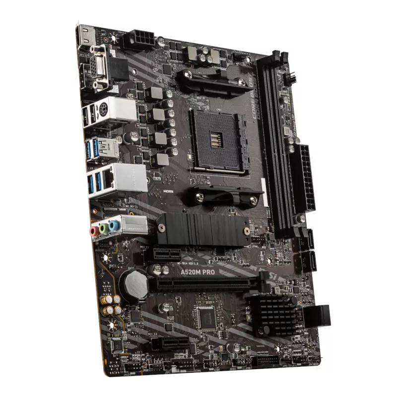 PCBuilder AMD Ryzen 5 5600GT LEVEL UP Core Upgrade Kit -päivityspaketti, MSI A520M Micro-ATX, 16 GB DDR4 3200 MHz