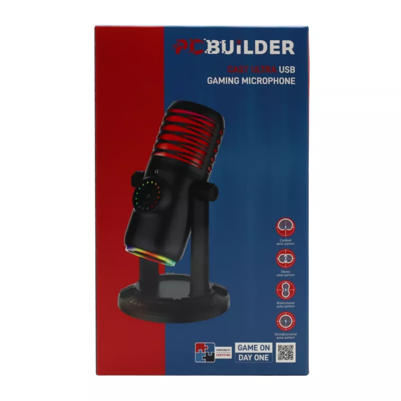 PCBuilder CAST ULTRA USB-pelimikrofoni