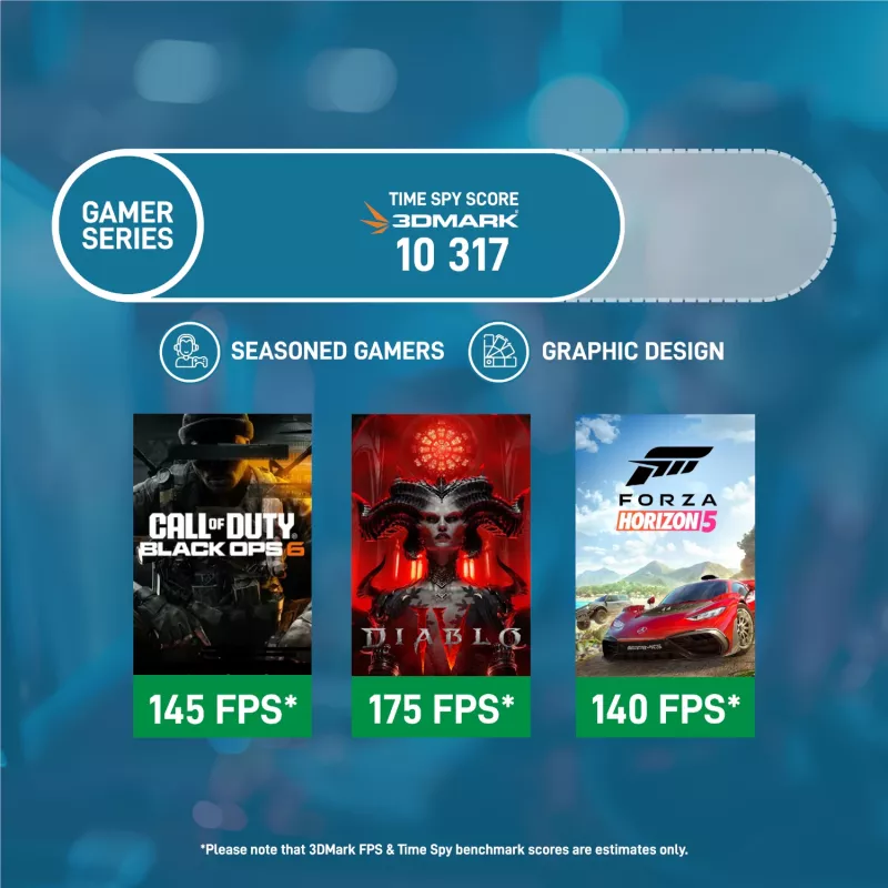 PCBuilder PATHFINDER pelitietokone, AMD Ryzen 5 5600XT, Radeon RX 7600 8GB, 16GB DDR4, 1TB NVMe SSD, Windows 11