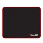 PCBuilder TRACK pieni hiirimatto – kangaspinta, Anti-Fray ommellut reunat, liukumaton kumipohja, 3 mm paksu, musta