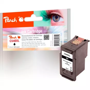 PEACH tulostuspää musta PI100-156 (yhteensopiva Canon PG-540XLBK:n kanssa)
